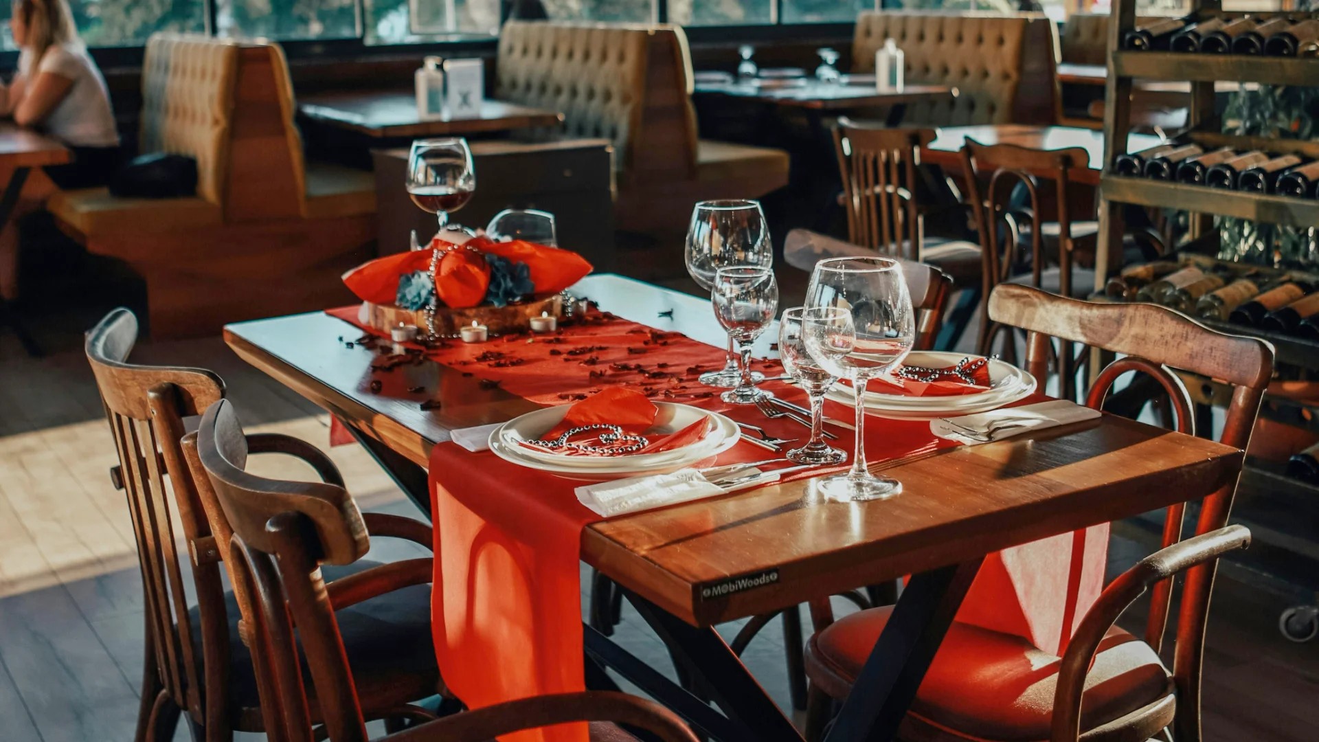 Restaurant dining area